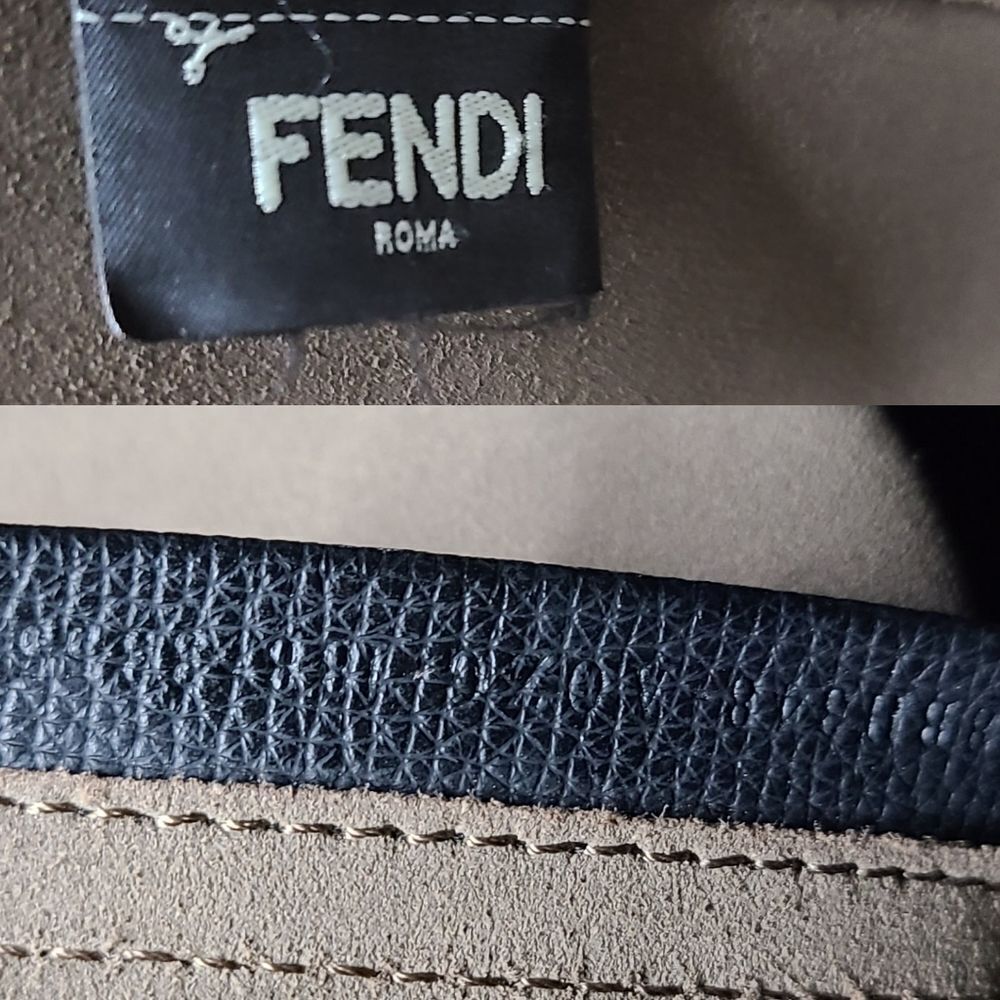 💯 Authentic  Fendi Black Tote Handbag 🍀 - Picture 6 of 17
